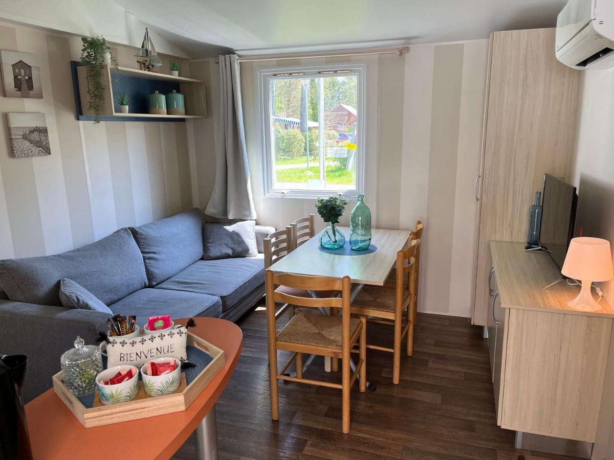 Mobil-Home Climatise Avec Piscine Aureilhan  Buitenkant foto