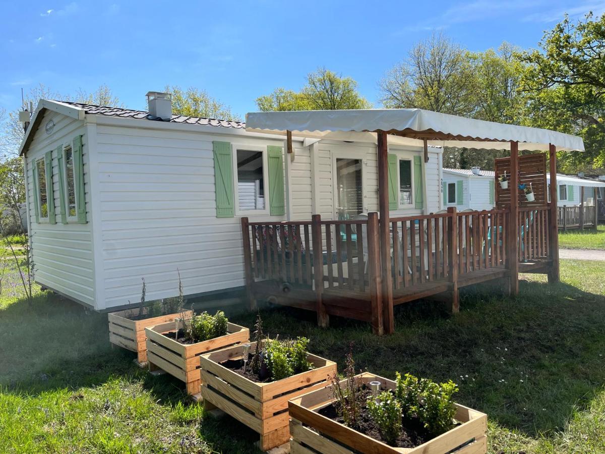 Mobil-Home Climatise Avec Piscine Aureilhan  Buitenkant foto