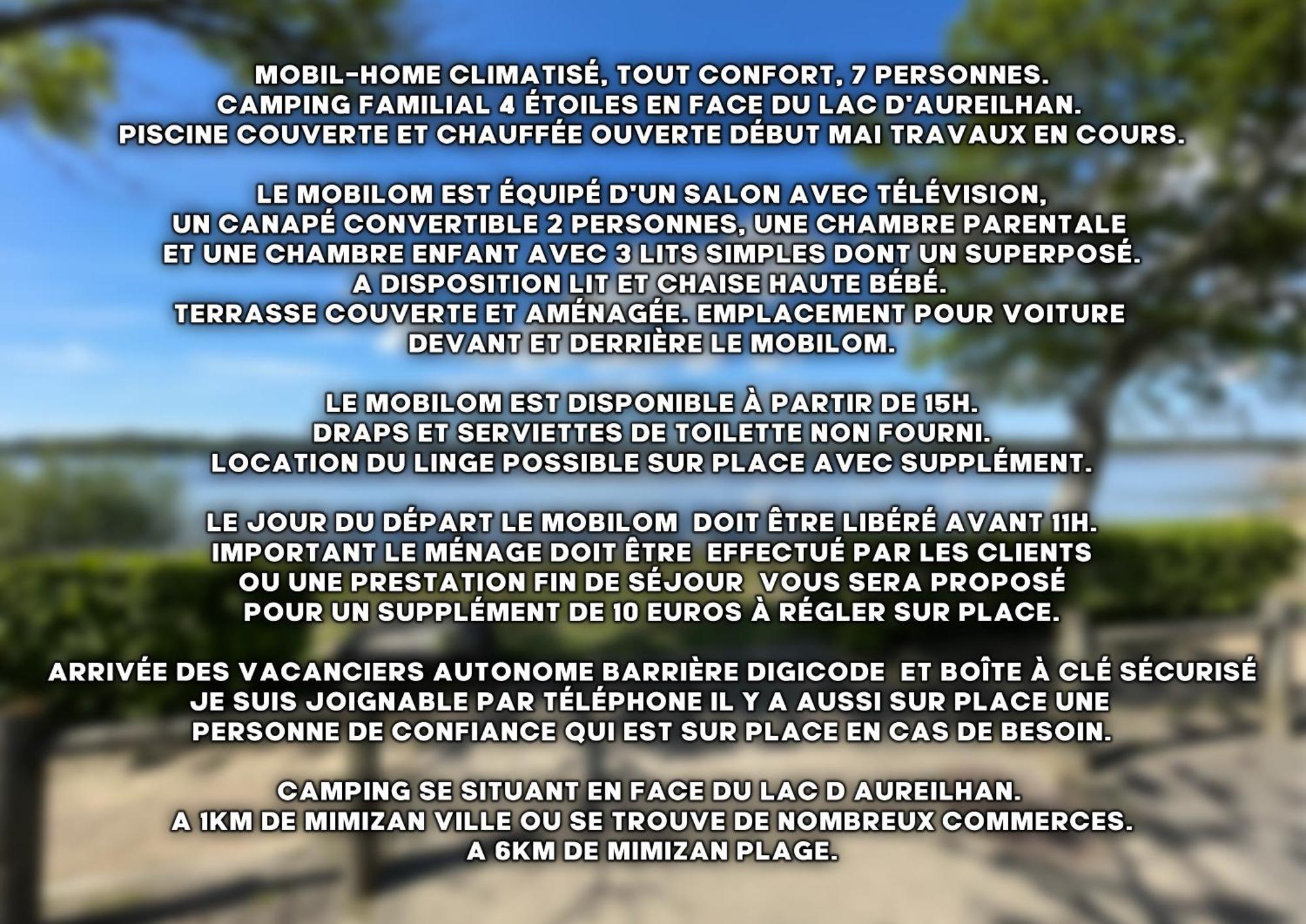 Mobil-Home Climatise Avec Piscine Aureilhan  Buitenkant foto
